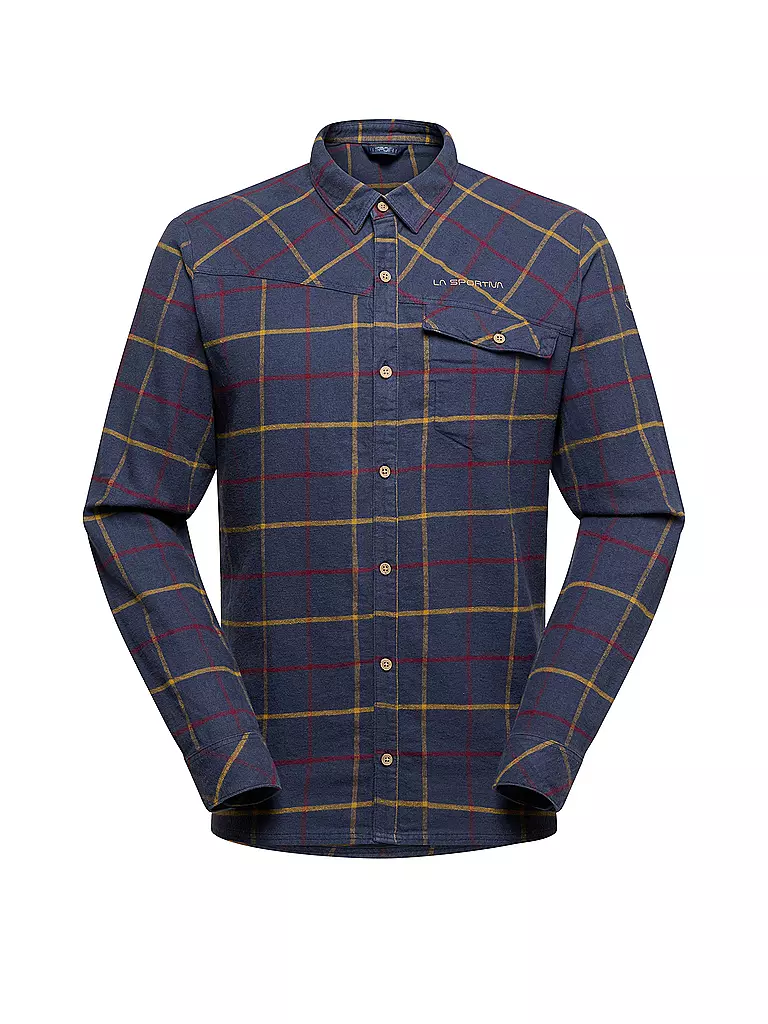 LA SPORTIVA | Herren Kletterhemd Rambler Flannel | dunkelblau