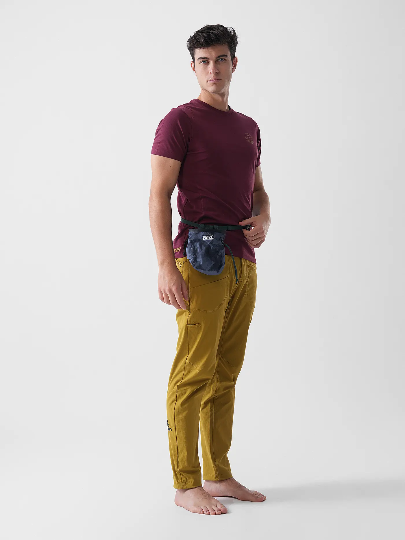 LA SPORTIVA | Herren Klettershirt Circle Logo | dunkelrot