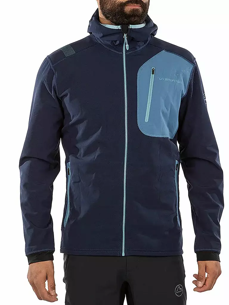 LA SPORTIVA | Herren Touren Softshelljacke Avok Hoodie | dunkelblau