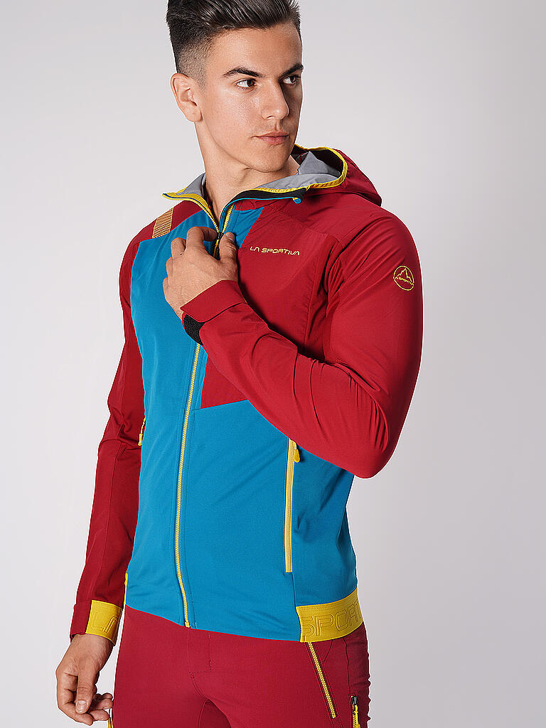 LA SPORTIVA | Herren Touren Softshelljacke Macnas Hoodie | blau