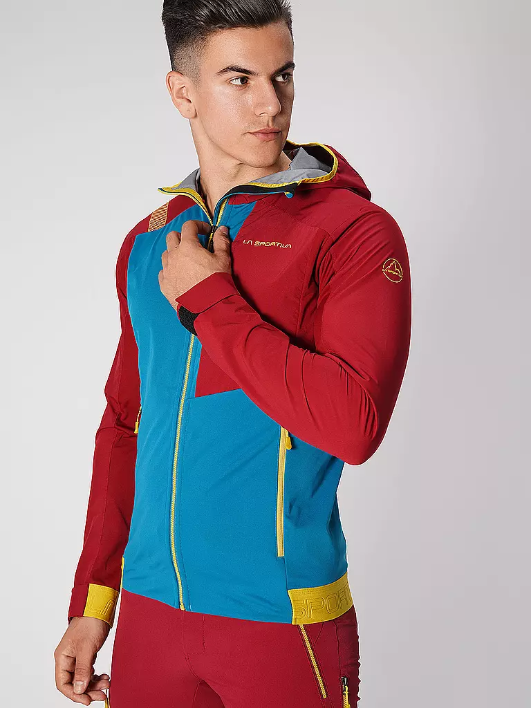 LA SPORTIVA | Herren Touren Softshelljacke Macnas Hoodie | blau