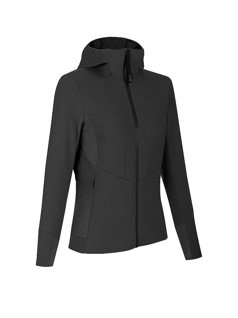LAMUNT Damen Fleecejacke Violet Octafleece Hoodie schwarz | 36