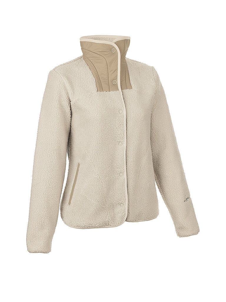 LAMUNT Damen Fleecejacke Sabine Cozy Thermalfleece beige | 36 — Bild 2
