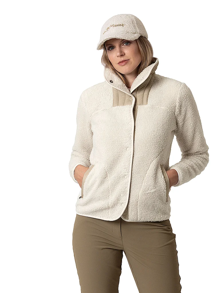 LAMUNT Damen Fleecejacke Sabine Cozy Thermalfleece beige | 36 — Bild 3
