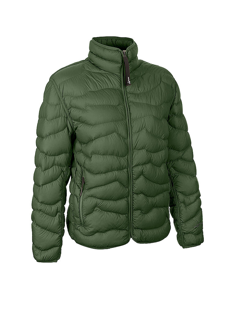 LAMUNT Damen Isojacke Bianca Light Rec. Down dunkelgrün | 36