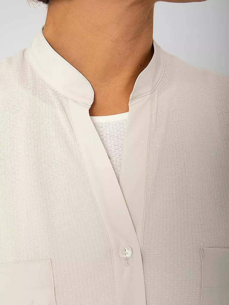 LAMUNT | Damen Bluse Ulli MNT Travel | hellbraun