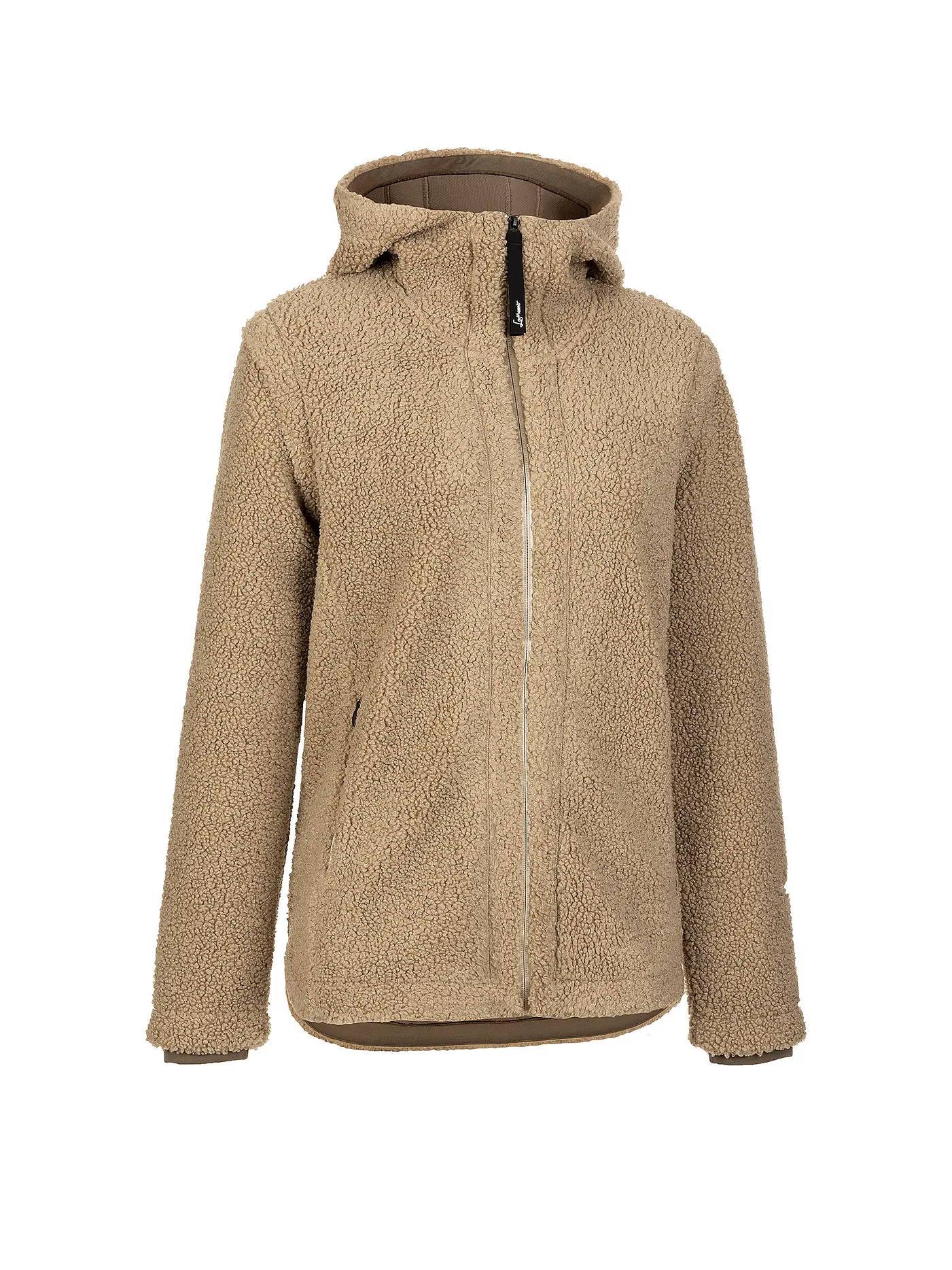 LAMUNT | Damen Fleecejacke Sabine Hoodie | camel
