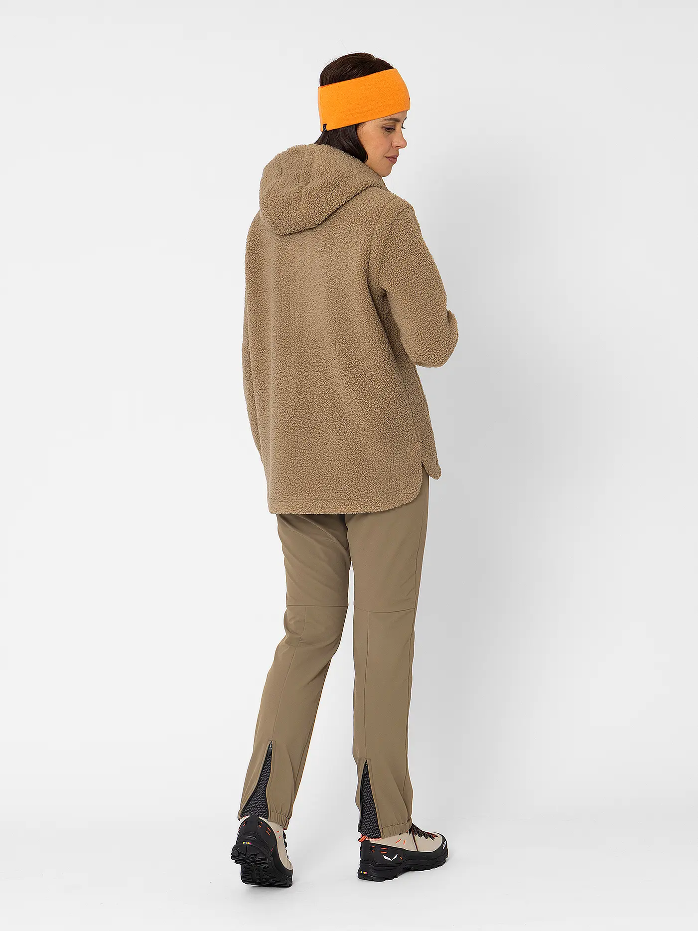 LAMUNT | Damen Fleecejacke Sabine Hoodie | camel