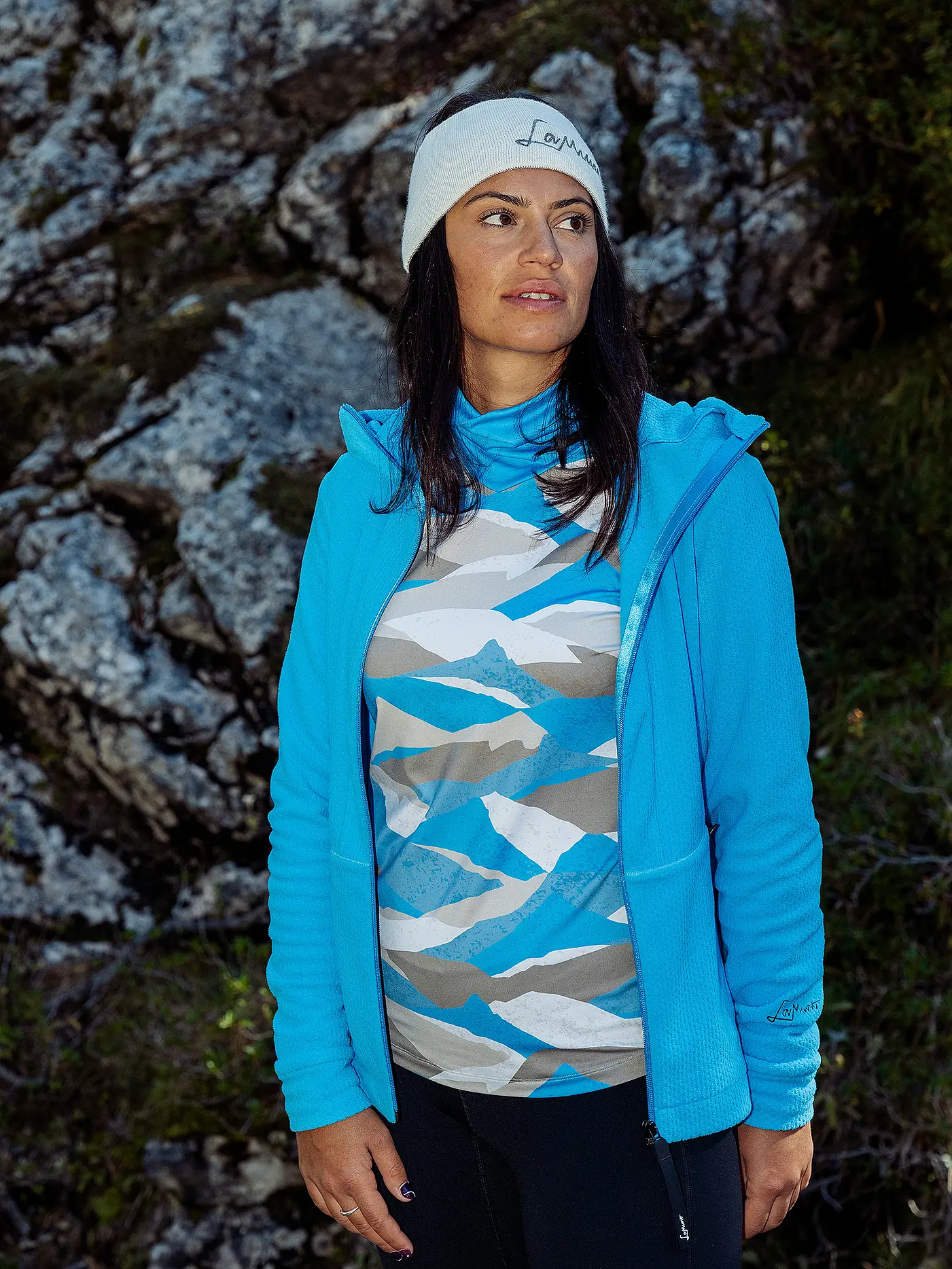 LAMUNT | Damen Fleecejacke Silvia Thermal | blau