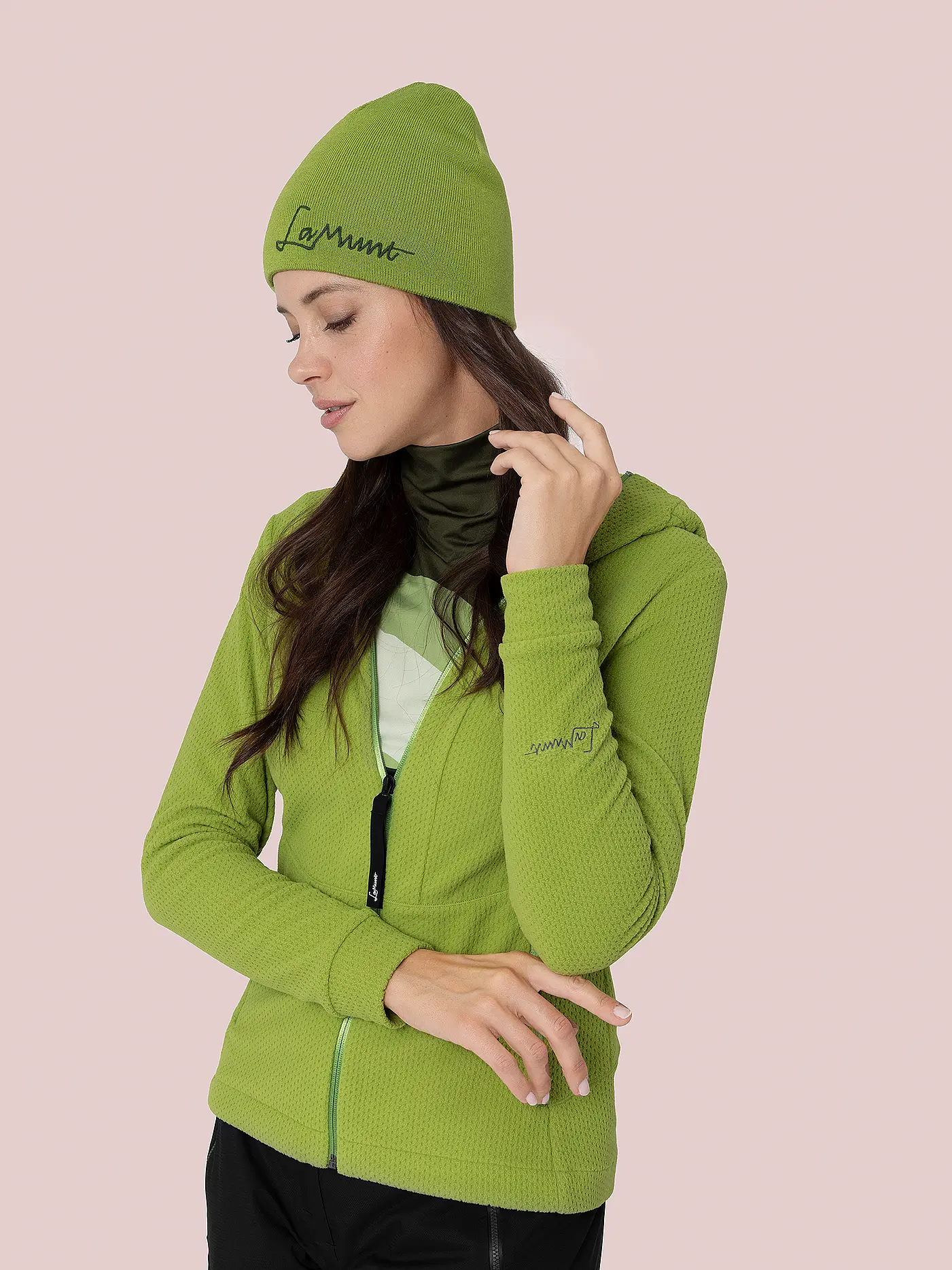 LAMUNT | Damen Fleecejacke Silvia Thermal | grün