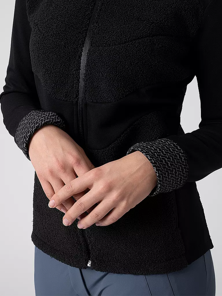 LAMUNT | Damen Fleecejacke Sophia Cozy | schwarz