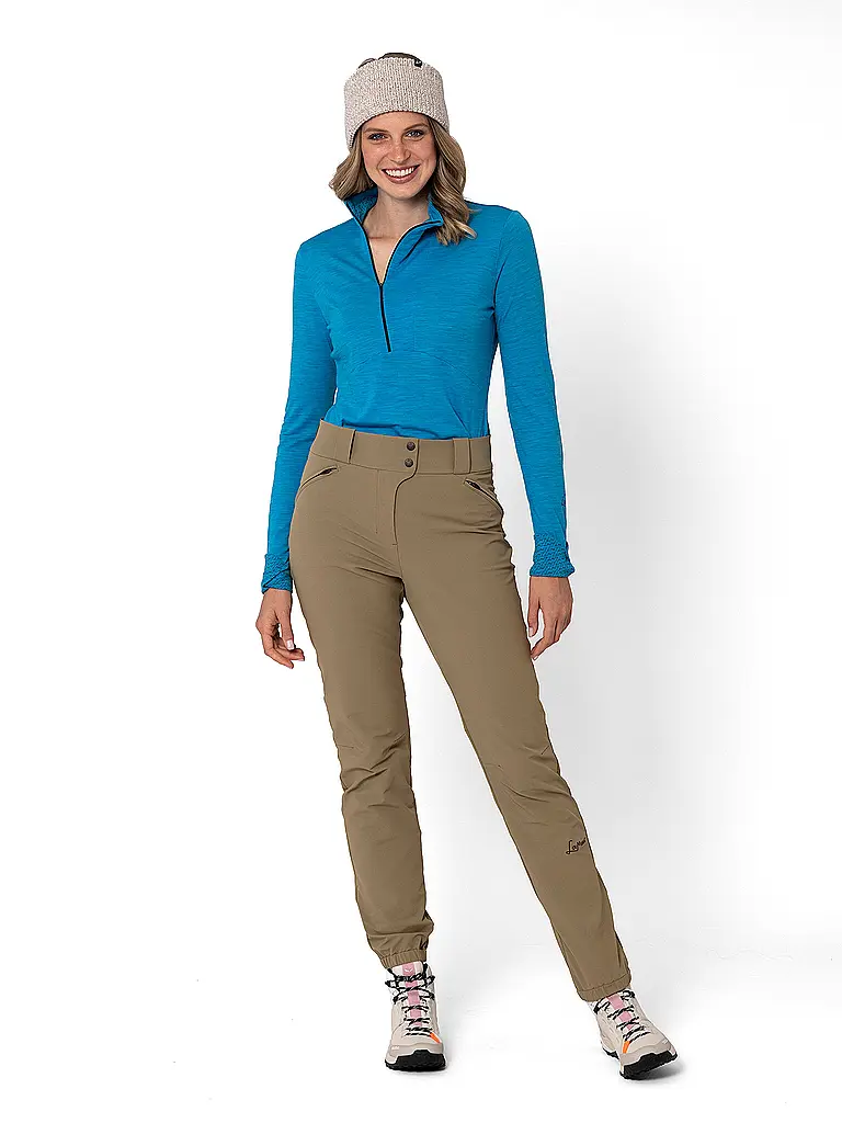 LAMUNT | Damen Funktions Zipshirt Alexandra | blau