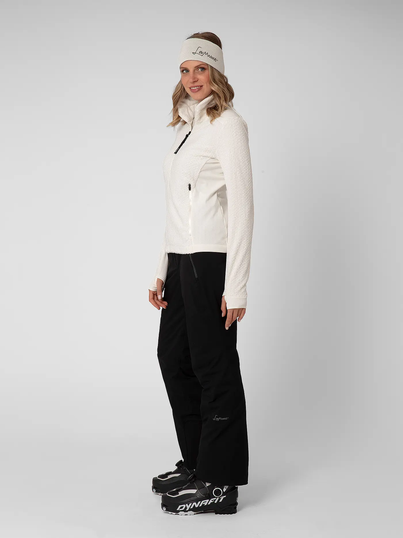 LAMUNT | Damen Funktions Zipshirt Jenny Warm Fleece | beige