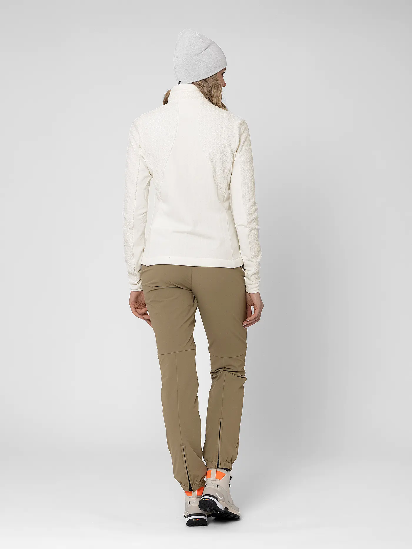 LAMUNT | Damen Funktions Zipshirt Jenny Warm Fleece | beige
