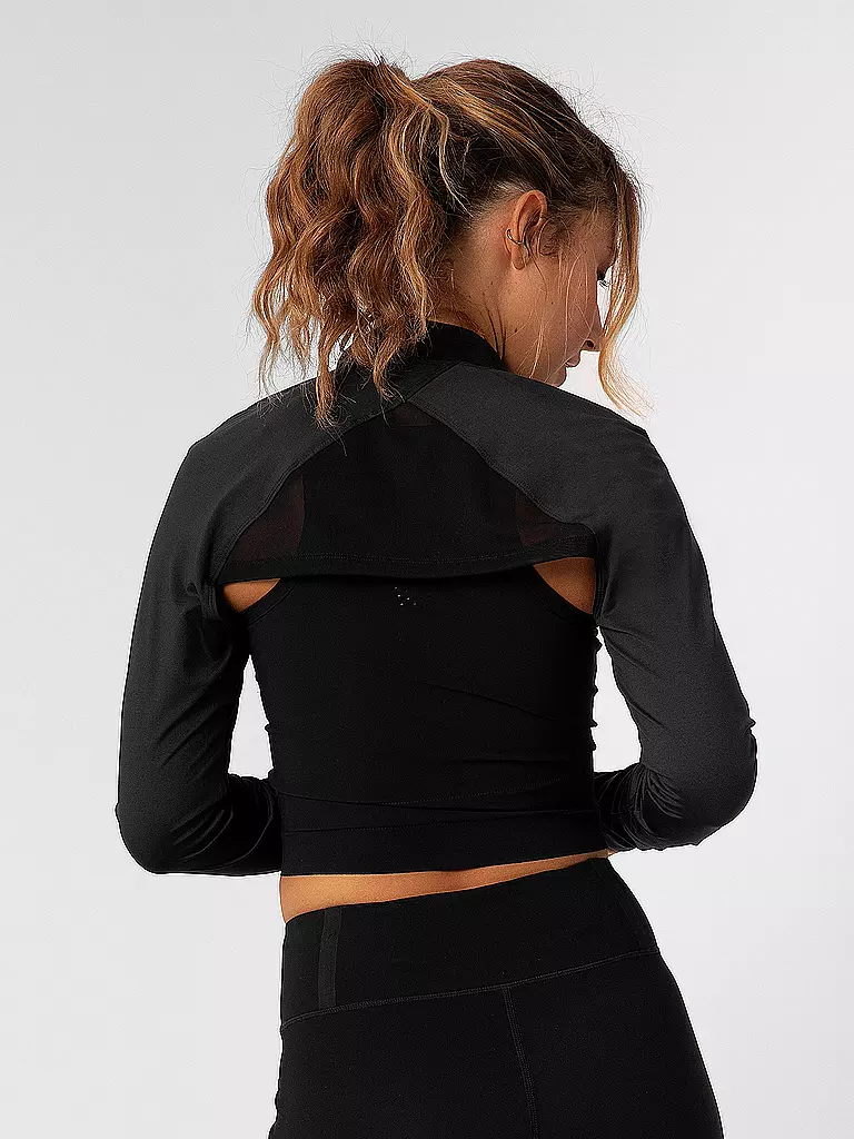 LAMUNT | Damen Funktionsshirt Ivana Hug Sleeve | schwarz