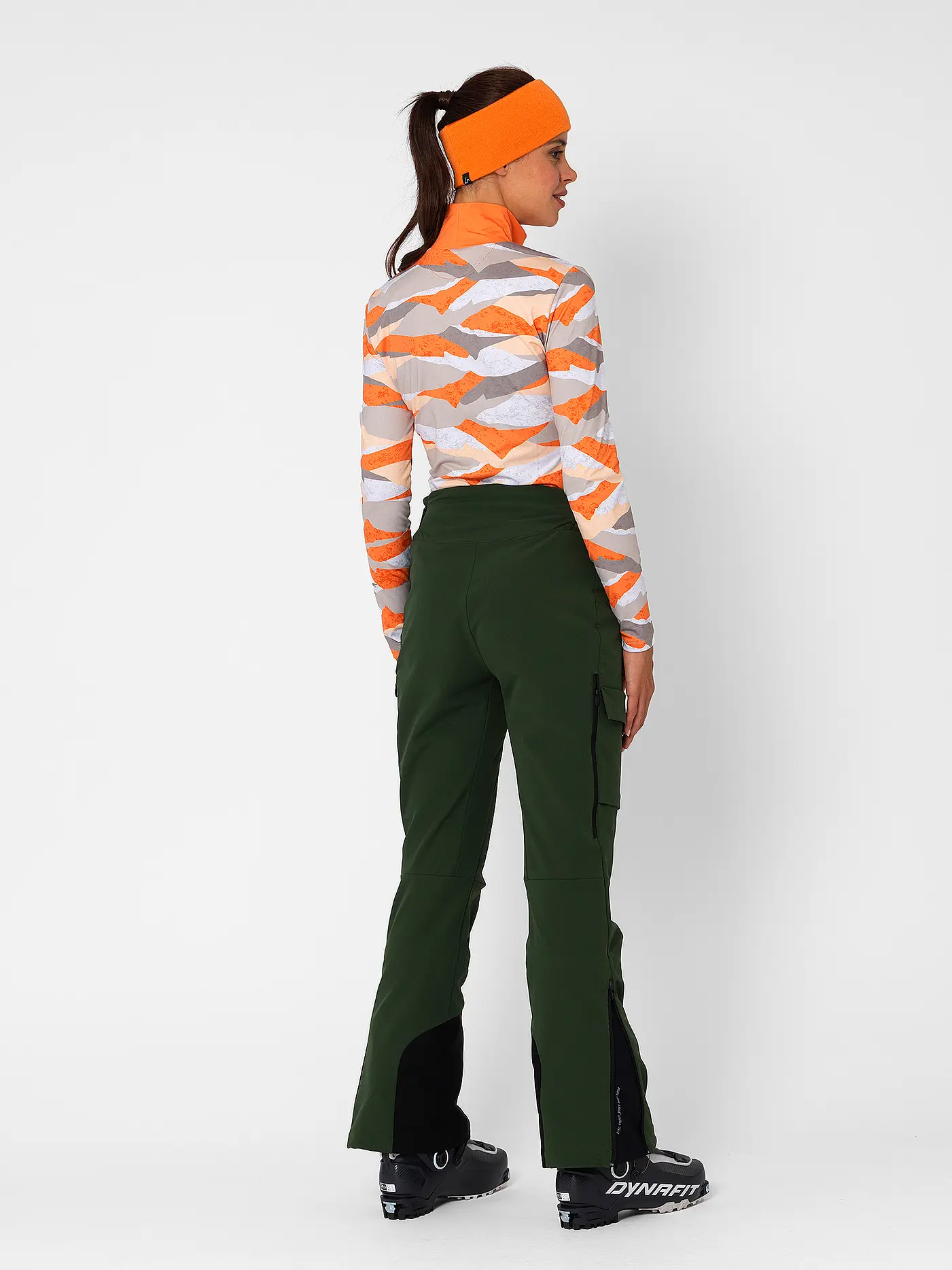 LAMUNT | Damen Funktionsshirt Ivana Tech Arty | orange