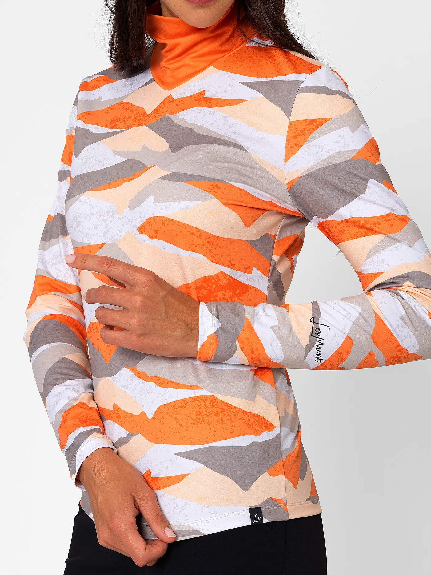 LAMUNT | Damen Funktionsshirt Ivana Tech Arty | orange