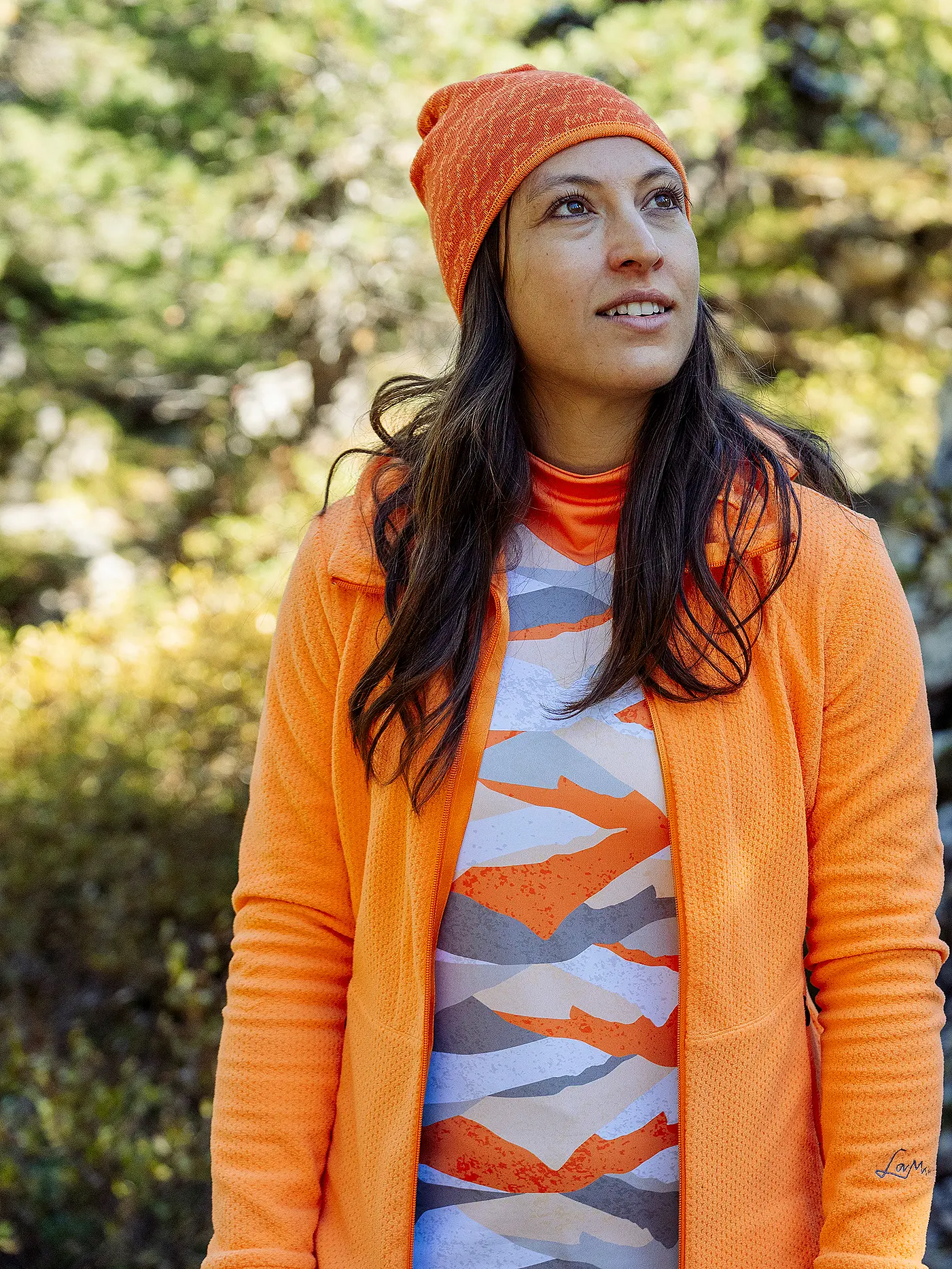 LAMUNT | Damen Funktionsshirt Ivana Tech Arty | orange