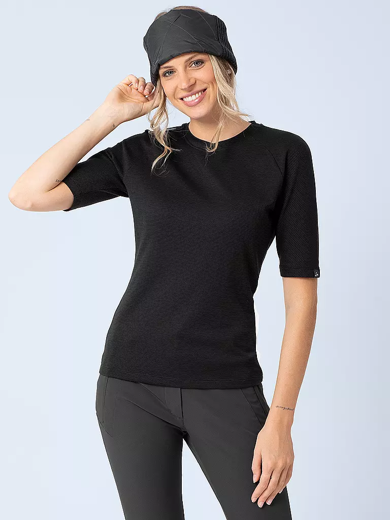 LAMUNT | Damen Funktionsshirt Martine Woolmix | schwarz