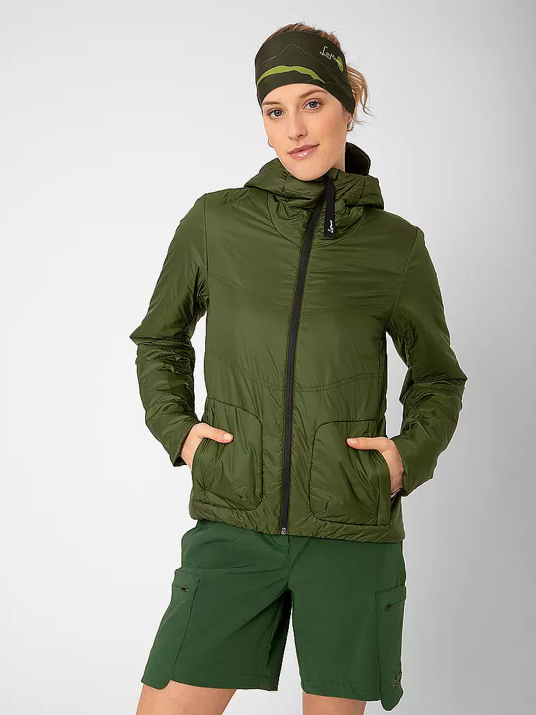 LAMUNT | Damen Isojacke Alberta Light Remoca Pad® | dunkelgrün