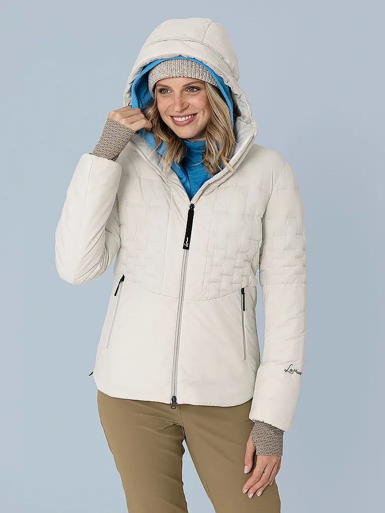 LAMUNT | Damen Isojacke Luisa Remoca Hoodie | beige