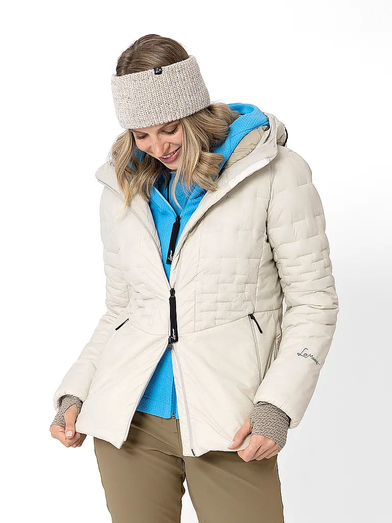 LAMUNT | Damen Isojacke Luisa Remoca Hoodie | beige