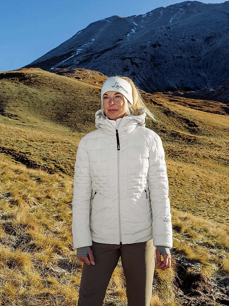 LAMUNT | Damen Isojacke Luisa Remoca Hoodie | beige