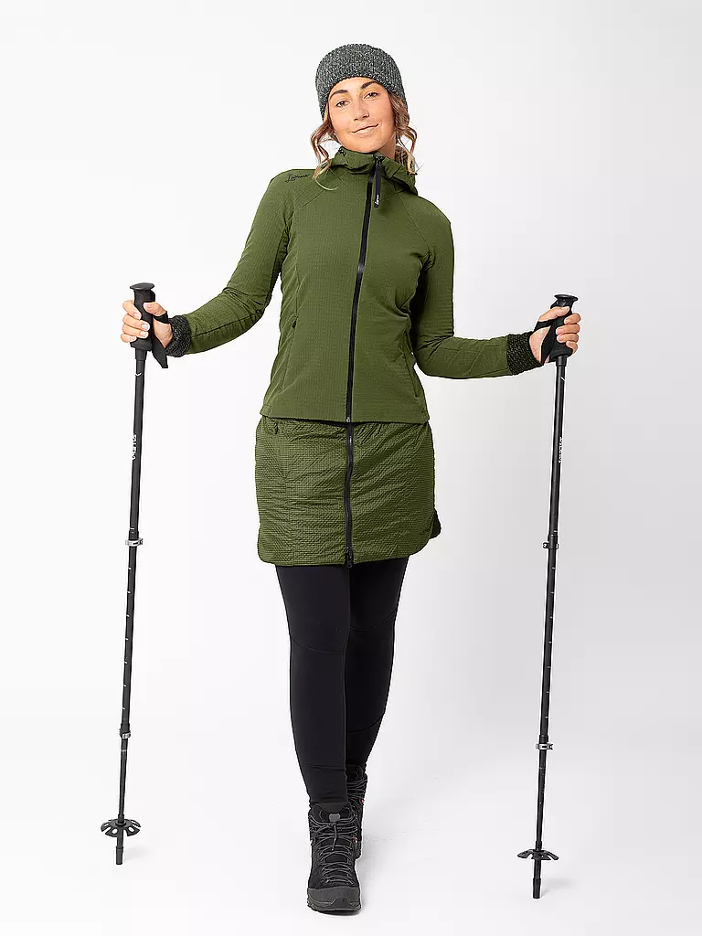 LAMUNT | Damen Isoskirt Irmi Remoca Pad® Wendbar | dunkelgrün