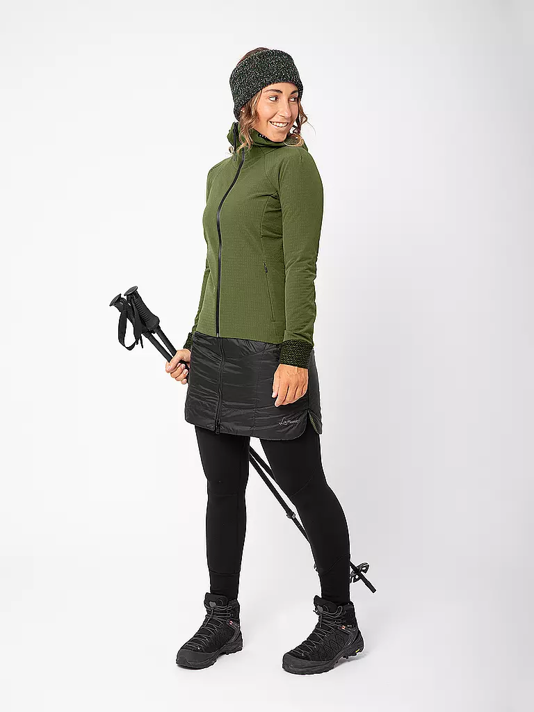 LAMUNT | Damen Isoskirt Irmi Remoca Pad® Wendbar | dunkelgrün