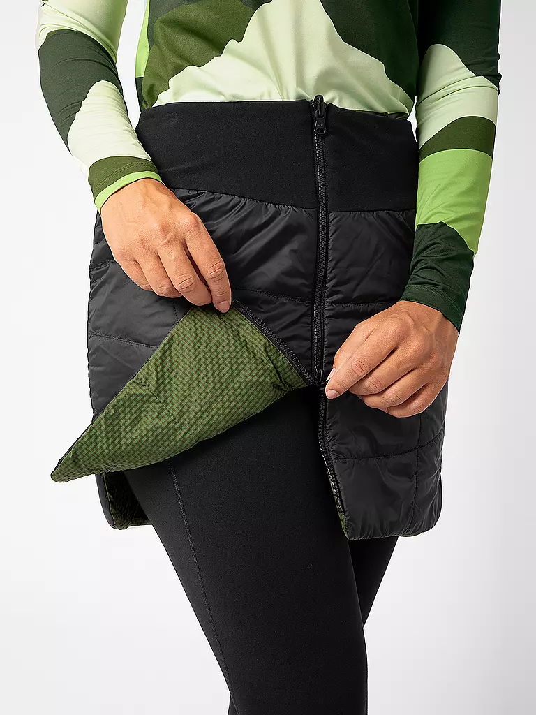 LAMUNT | Damen Isoskirt Irmi Remoca Pad® Wendbar | dunkelgrün