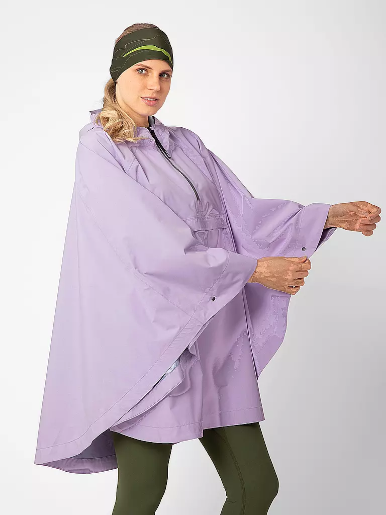 LAMUNT | Damen Regenponcho Brigitte WASSERDICHT | beere