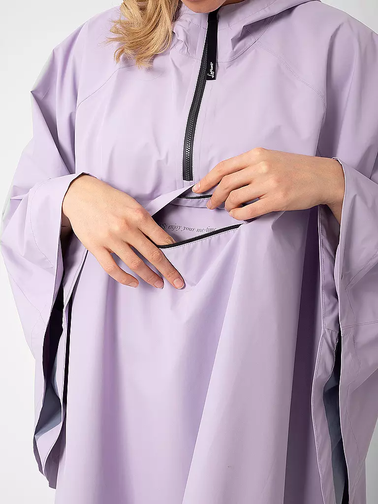 LAMUNT | Damen Regenponcho Brigitte WASSERDICHT | beere