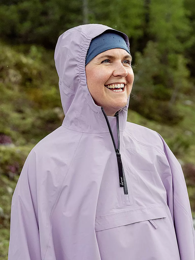 LAMUNT | Damen Regenponcho Brigitte WASSERDICHT | beere