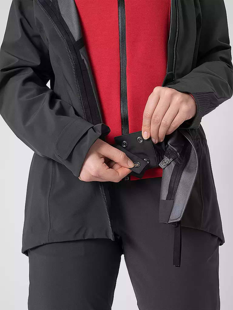 LAMUNT | Damen Tourenjacke Giada 3L Waterproof Hoodie | schwarz