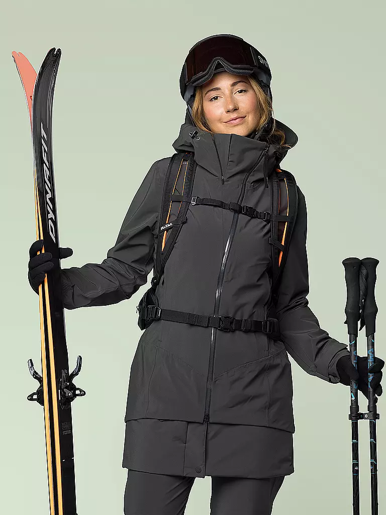 LAMUNT | Damen Tourenjacke Giada 3L Waterproof Hoodie | schwarz