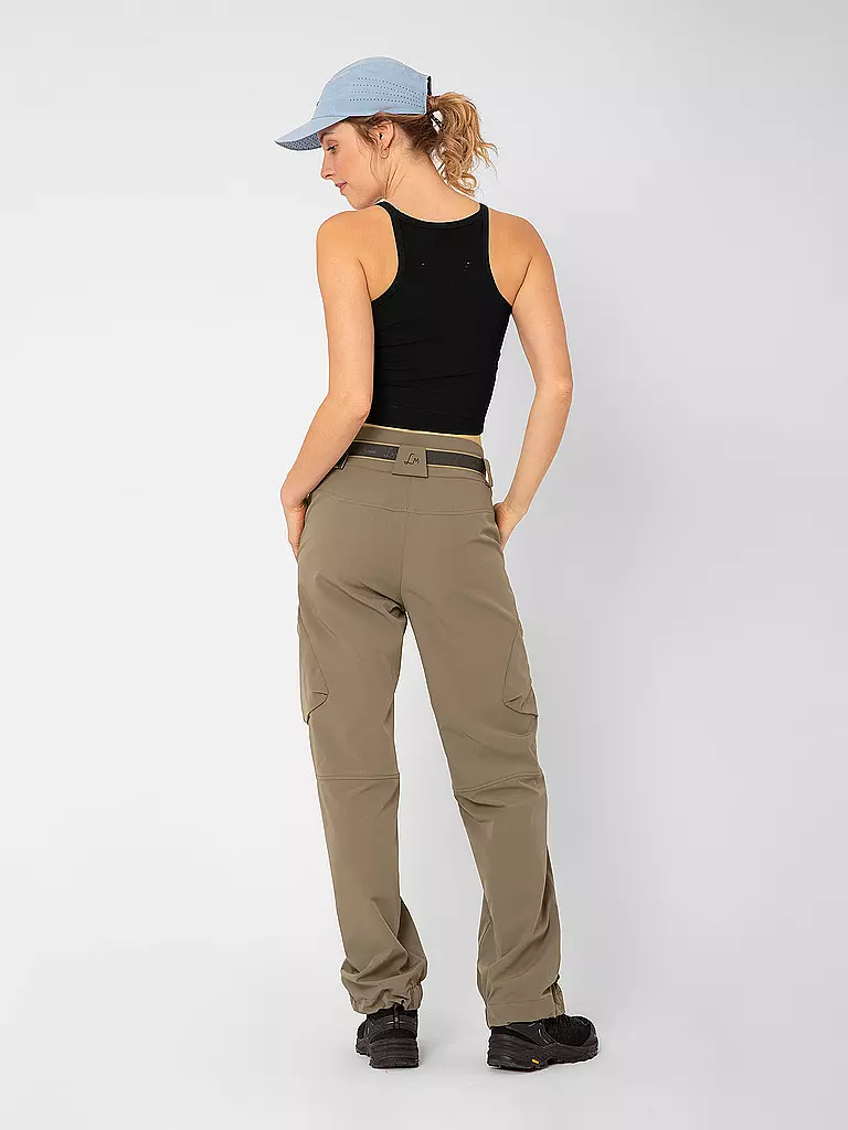 LAMUNT | Damen Wanderhose Serena Mnt Travel | hellbraun