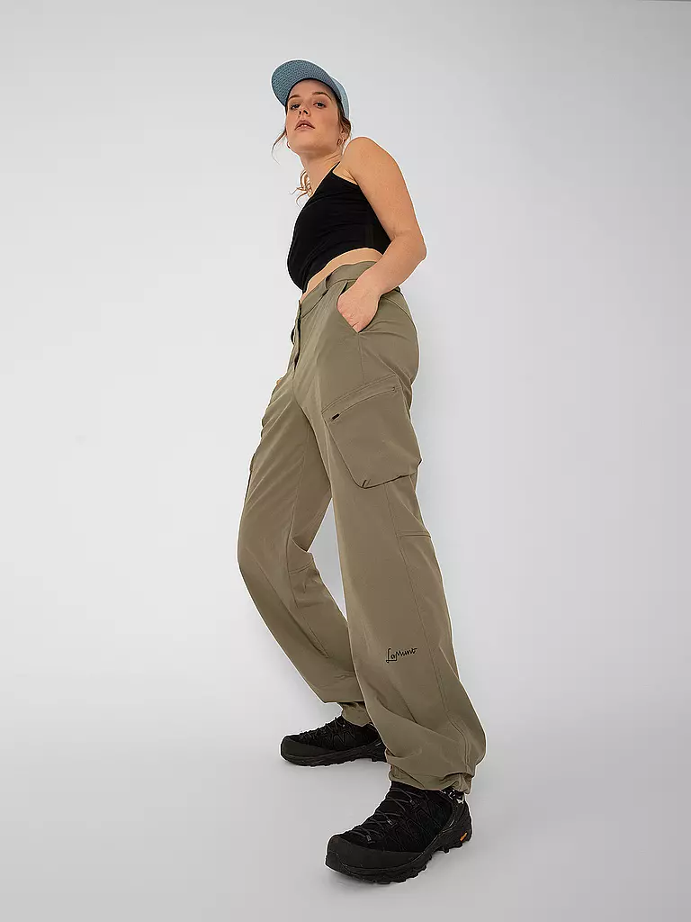 LAMUNT | Damen Wanderhose Serena Mnt Travel | hellbraun