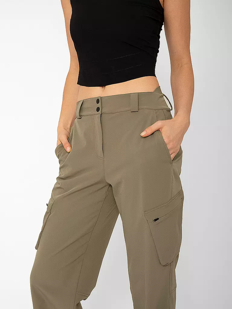 LAMUNT | Damen Wanderhose Serena Mnt Travel | hellbraun