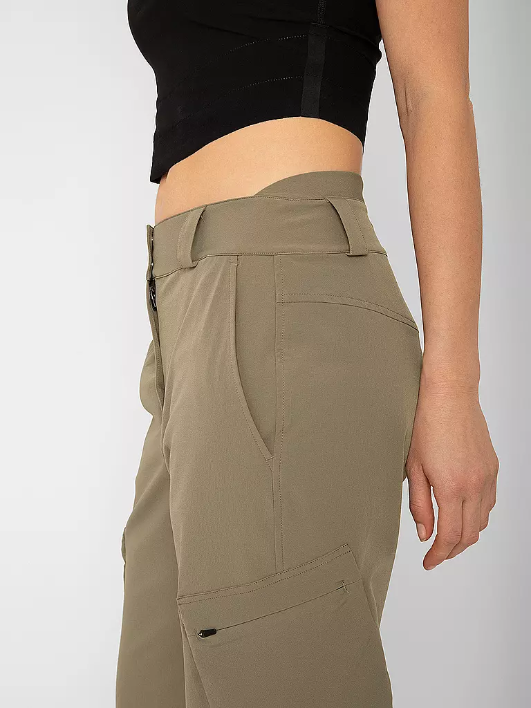 LAMUNT | Damen Wanderhose Serena Mnt Travel | hellbraun