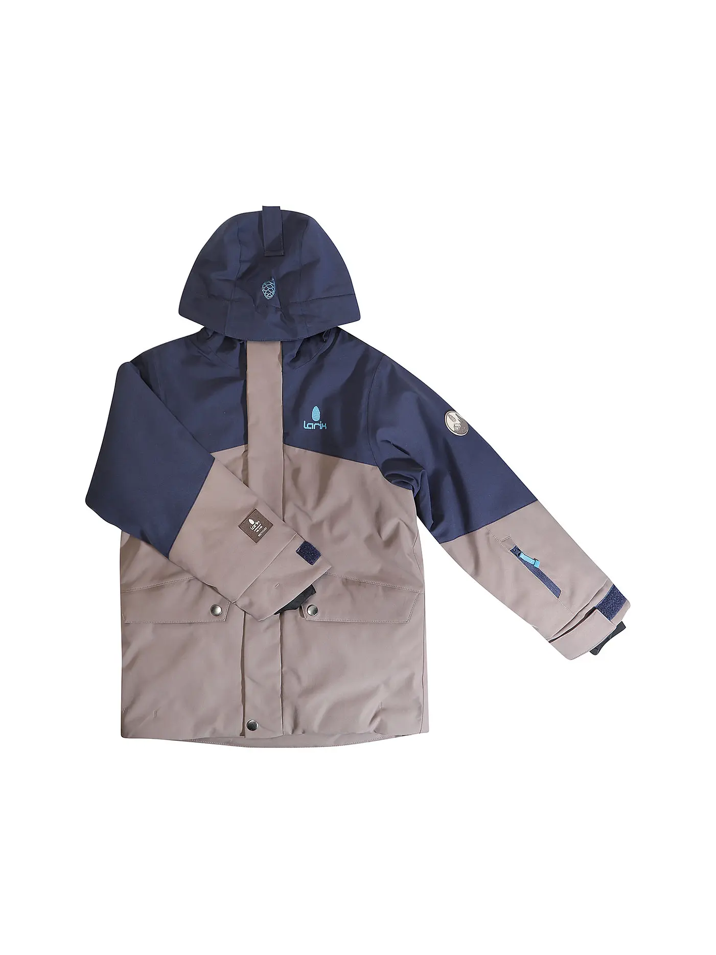 LARIX | Kinder Skijacke | schwarz