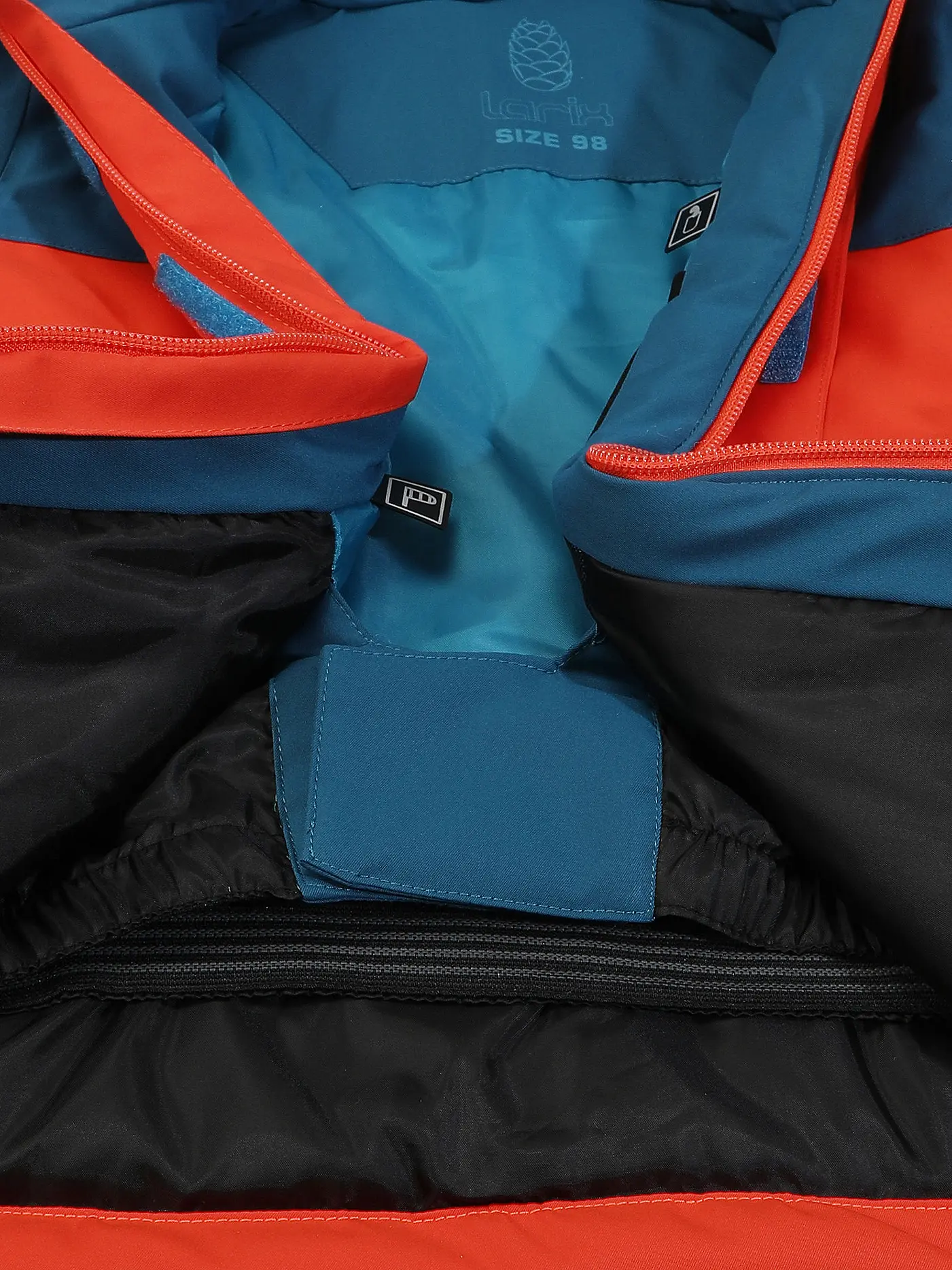 LARIX | Mini Kinder Skijacke | blau