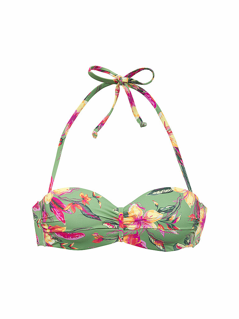 LASCANA Damen Bikinioberteil hellgrün | 36B