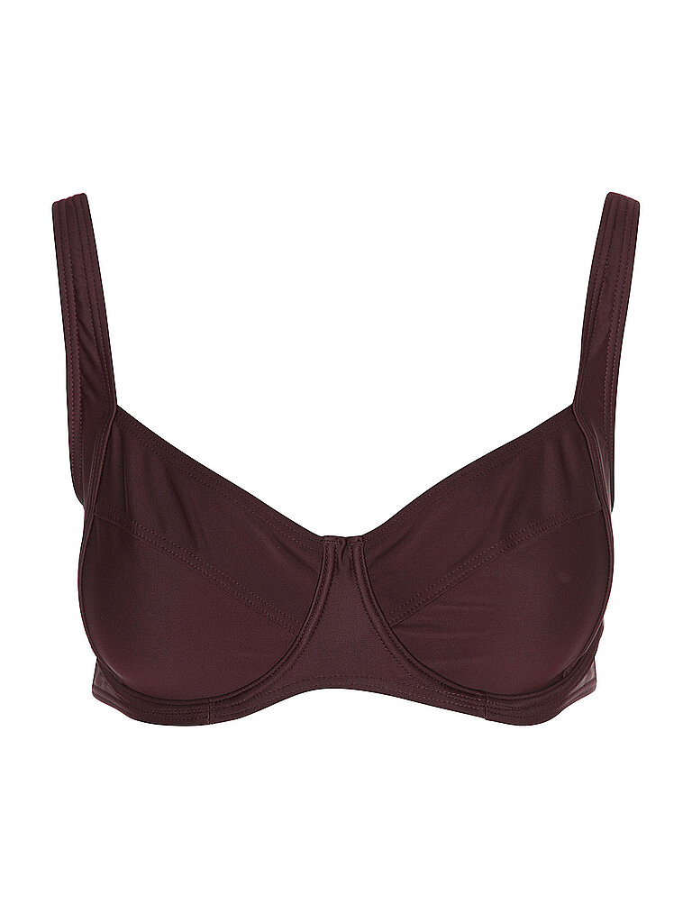 LASCANA Damen Bikinioberteil Bügel dunkelrot | 42E
