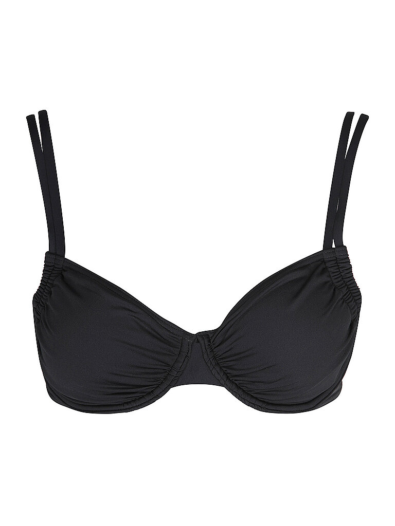 LASCANA Damen Bikinioberteil Bügel schwarz | 38C
