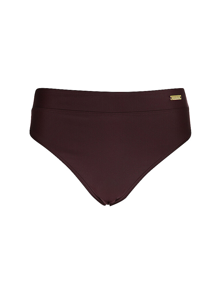 LASCANA Damen Bikinihose Highwaist dunkelrot | 38