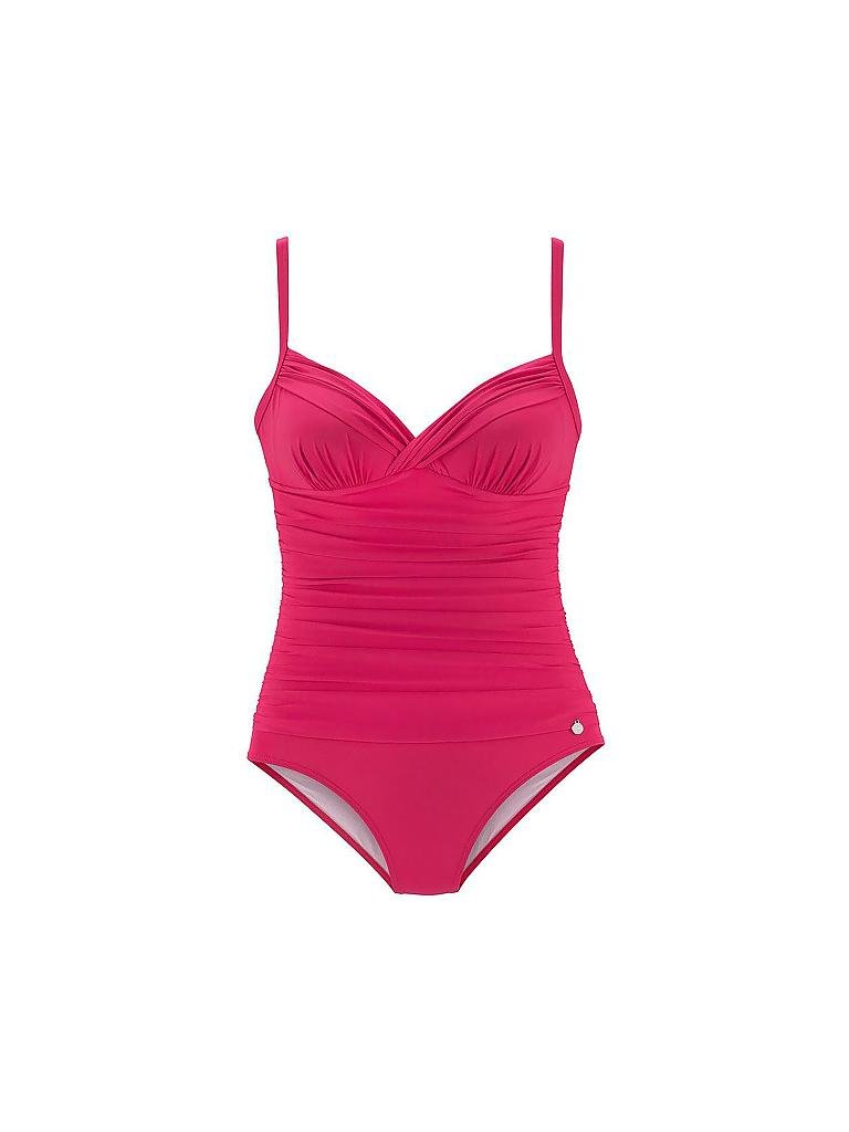 Lascana Damen Badeanzug Rot 38b