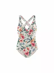 LASCANA | Damen Badeanzug | creme