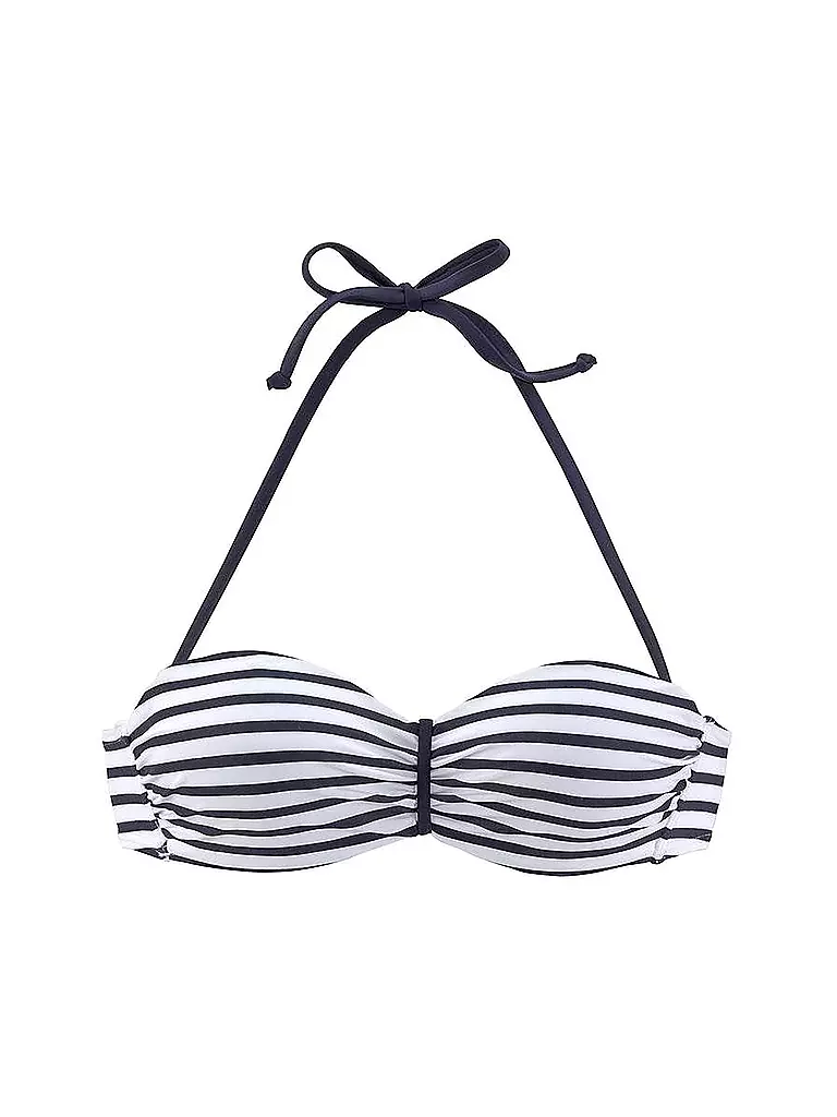 LASCANA | Damen Bandeau-Bikinioberteil | dunkelblau