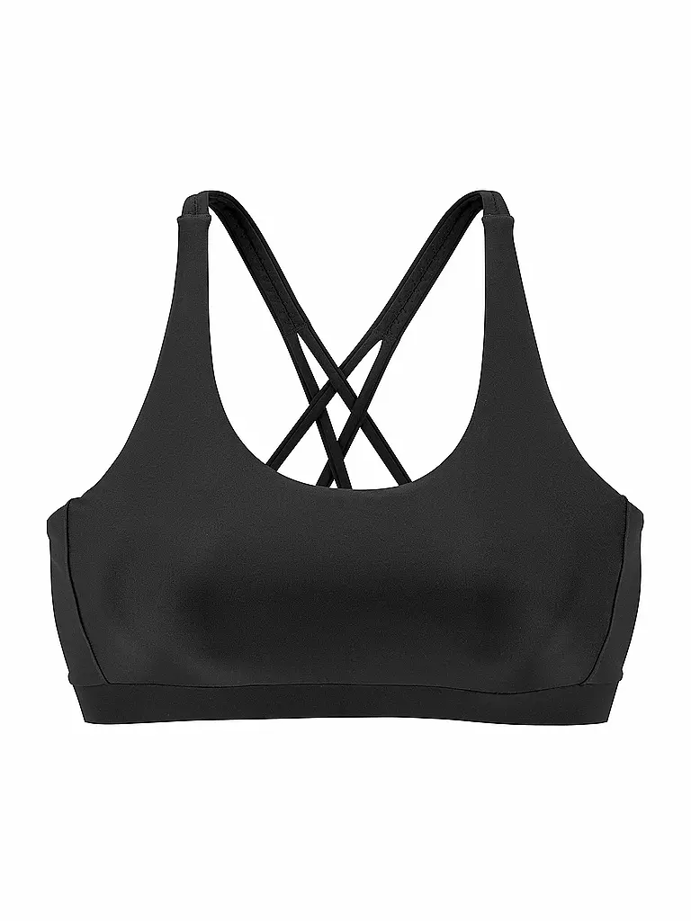 LASCANA | Damen Bikini Oberteil Bustier | schwarz