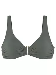 LASCANA | Damen Bikinioberteil | olive